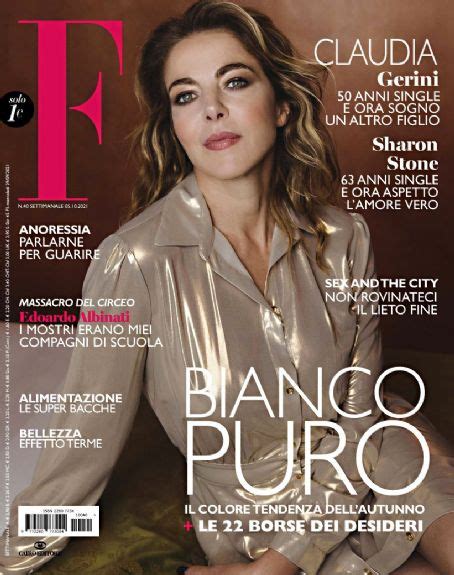 claudia gerini toples|Italian actress Claudia Gerini steams up the cover of。